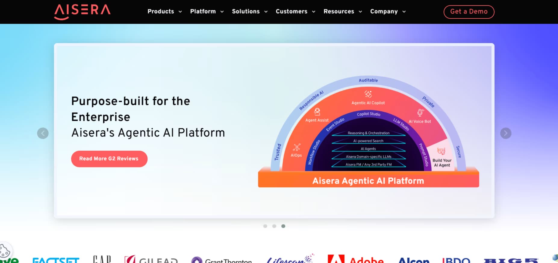 Aisera Homepage