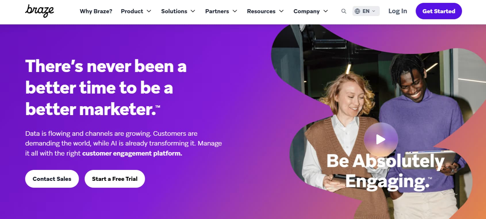 Braze Homepage