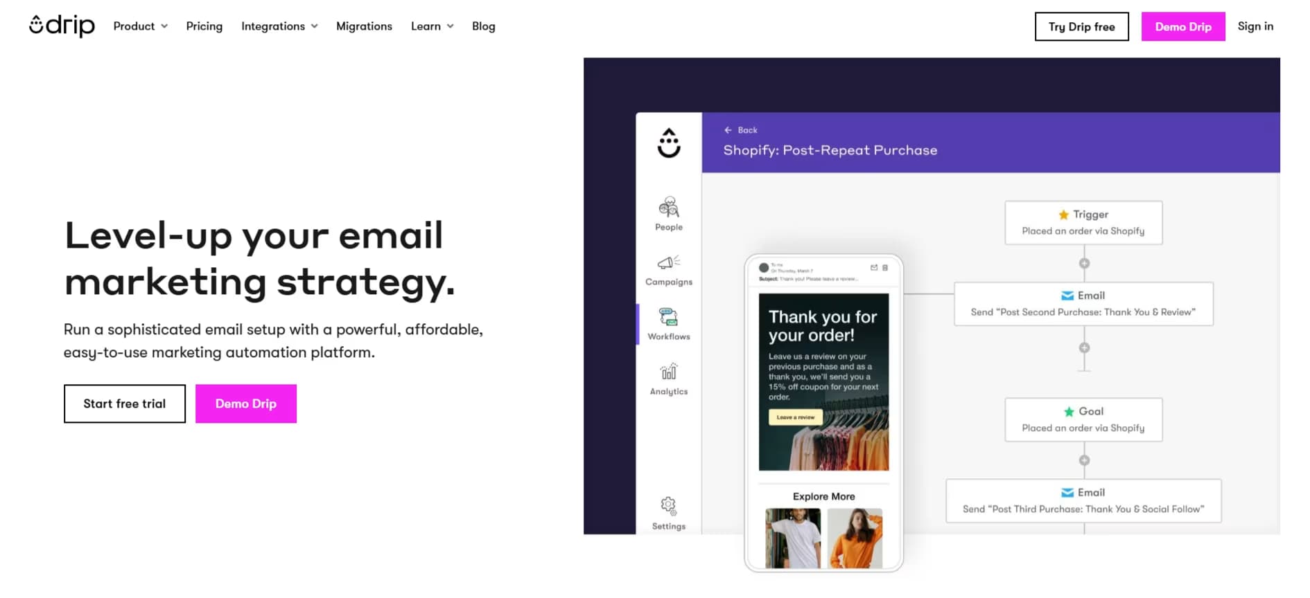 Drip Homepage